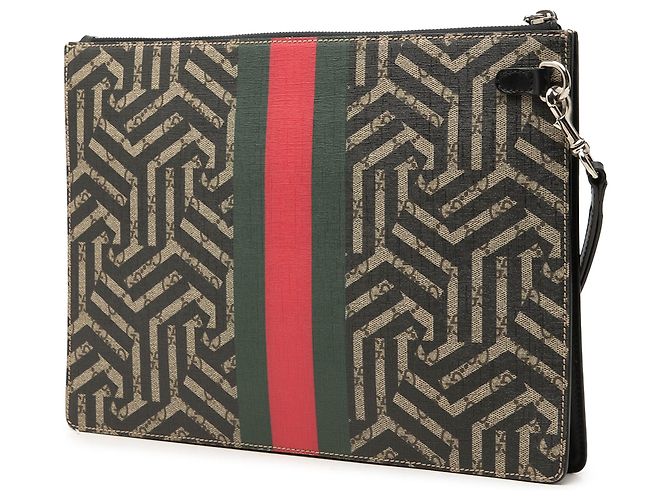 Gucci GG Supreme Caleido Web Bee Clutch Beige - Ansicht 2