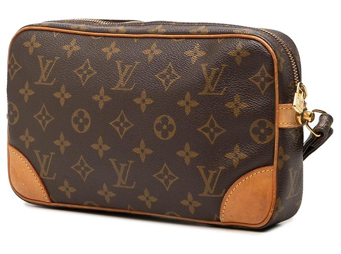 Louis Vuitton Monogram Marly Dragonne GM Clutch Bag Braun - Ansicht 2