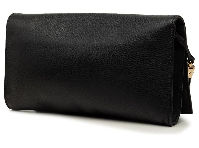 Clutch Soho Disco Gucci in pelle di vitello nera Nero - vista 2