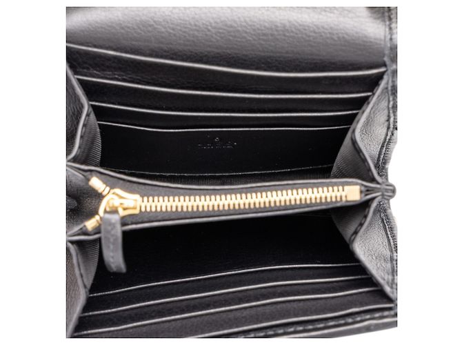 Borsa a tracolla Blondie Gucci Medium in pelle di vitello nera con catena Nero - vista 4