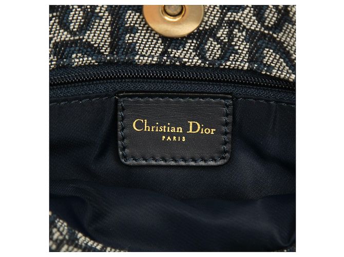 Autre Marque Borsa Tote Diorissimo Trotter Canvas Blu Dior - vista 5