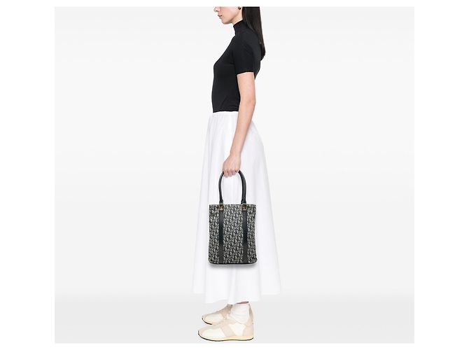 Autre Marque Borsa Tote Diorissimo Trotter Canvas Blu Dior - vista 6