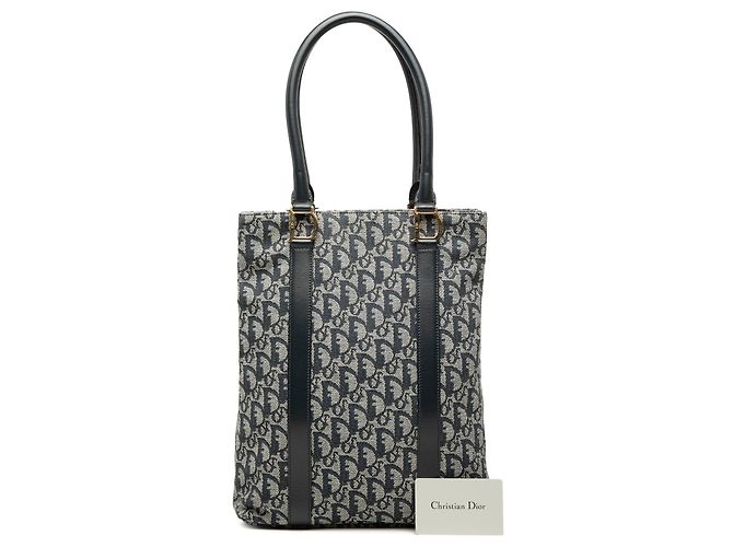 Autre Marque Borsa Tote Diorissimo Trotter Canvas Blu Dior - vista 7