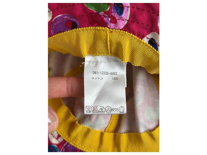Courreges Vintage Courrèges Cotton Sun Hat Pink Multicolour - view 6