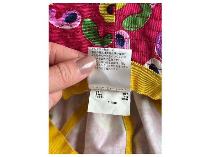 Courreges Vintage Courrèges Cotton Sun Hat Pink Multicolour - view 7