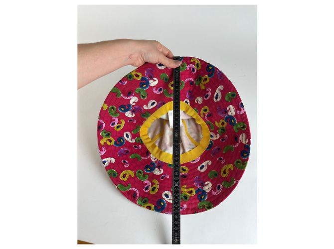 Courreges Vintage Courrèges Cotton Sun Hat Pink Multicolour - view 8