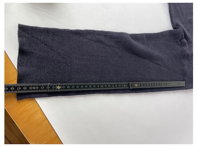 Maglione in lino Vintage Issey Miyake Dark Navy M Blu navy - vista 10