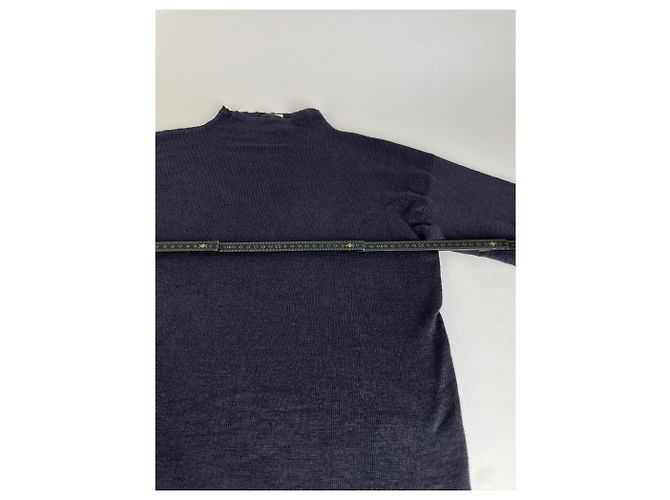 Maglione in lino Vintage Issey Miyake Dark Navy M Blu navy - vista 8