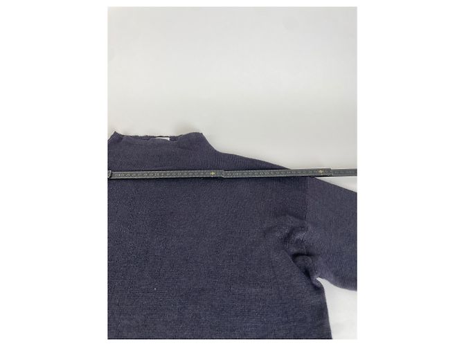 Maglione in lino Vintage Issey Miyake Dark Navy M Blu navy - vista 9