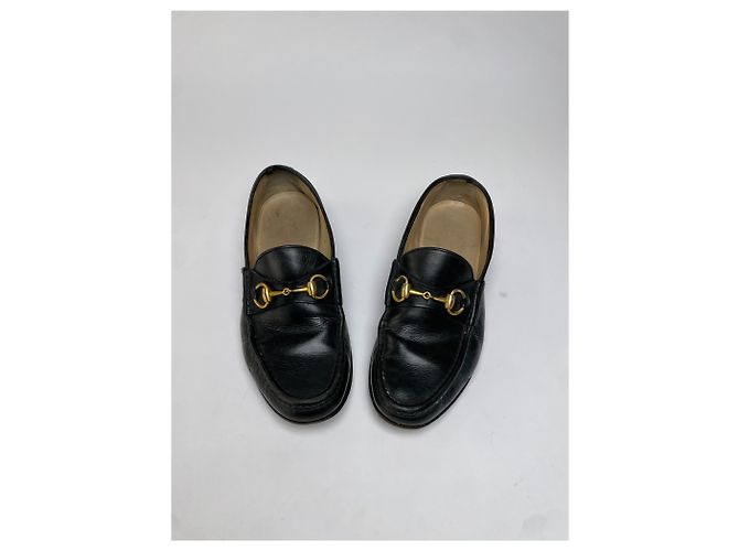 Mocassini Horsebit in pelle da uomo Gucci Vintage primi anni 2000 Nero EU41 - vista 6