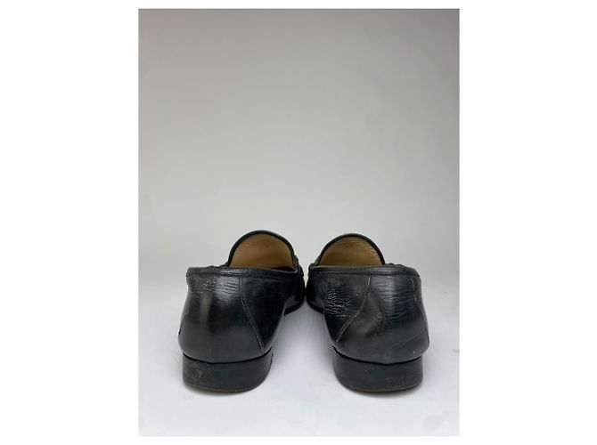 Mocassini Horsebit in pelle da uomo Gucci Vintage primi anni 2000 Nero EU41 - vista 8