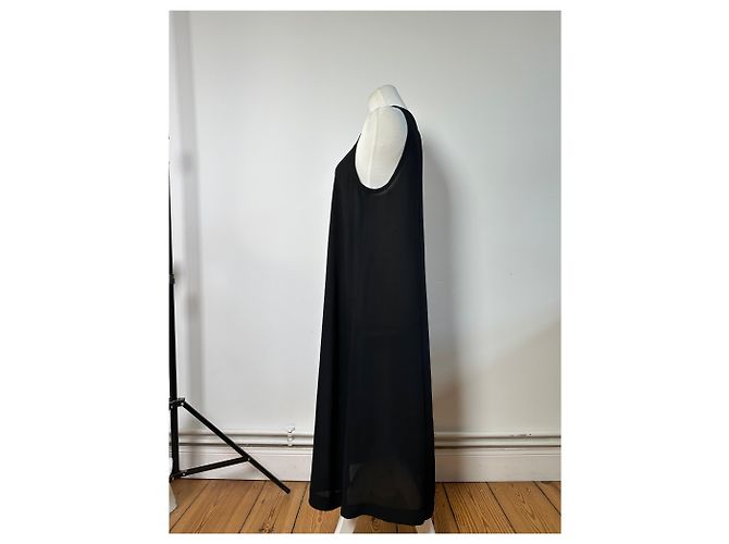 Comme Des Garcons Vintage Comme des Garçons Strick-Maxikleid Black M Schwarz - Ansicht 2