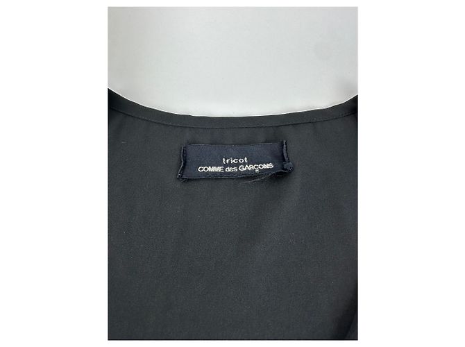 Comme Des Garcons Vintage Comme des Garçons Strick-Maxikleid Black M Schwarz - Ansicht 4