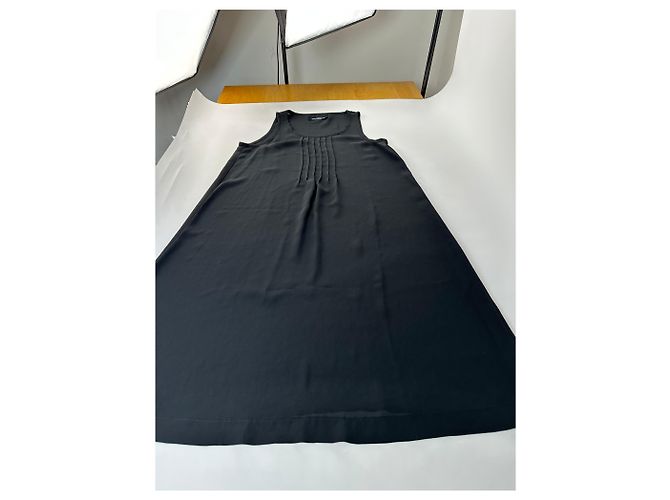 Comme Des Garcons Vintage Comme des Garçons Strick-Maxikleid Black M Schwarz - Ansicht 5