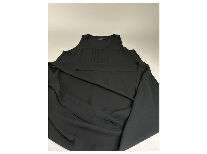 Comme Des Garcons Vintage Comme des Garçons Strick-Maxikleid Black M Schwarz - Ansicht 8