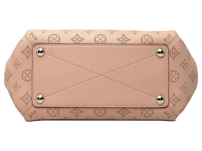 Borsa Louis Vuitton Monogram Mahina Babylone PM Rosa - vista 3