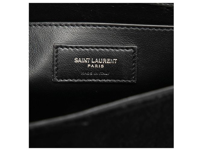 Autre Marque Borsa a tracolla Medium Le Monogramme in velluto nero Saint Laurent - vista 5
