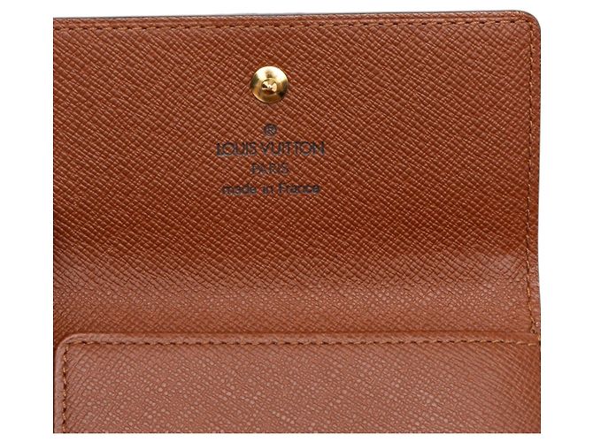 Cartera Louis Vuitton Monogram Elise Marrón Carteras Pequeñas Castaño - vista 6