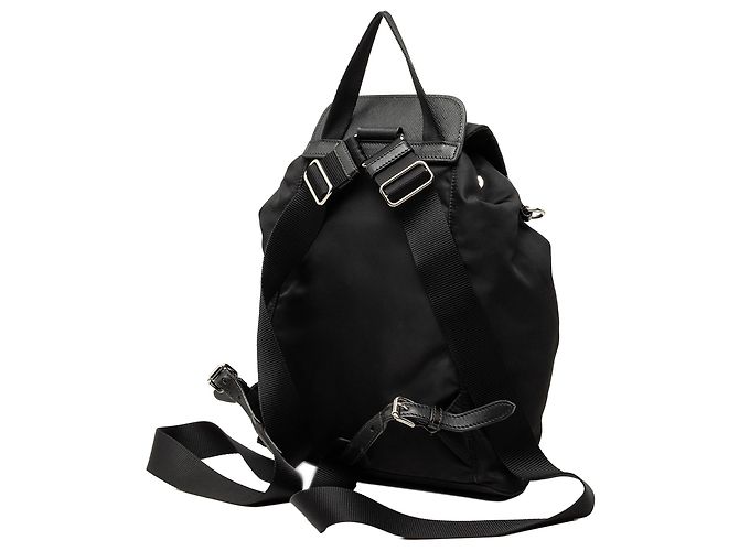 Prada Rucksack aus Tessuto mit Saffiano-Besatz Schwarz - Ansicht 2
