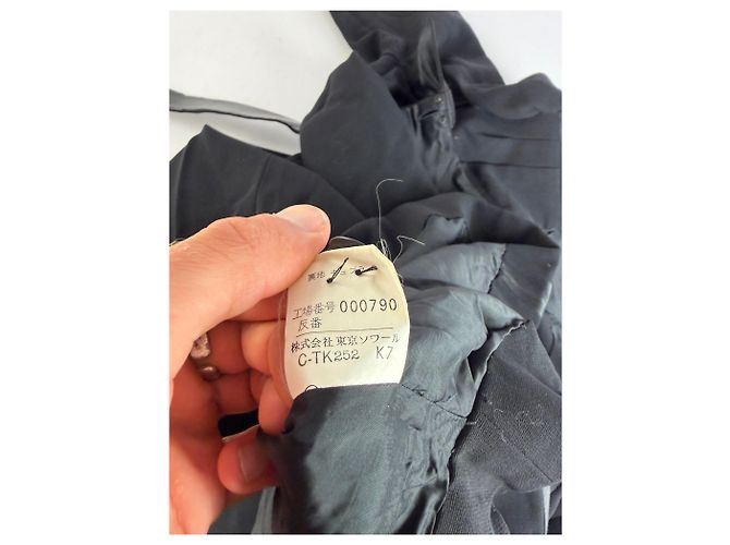 Abito Vintage Givenchy in lana con fiocco c. fine anni '80 Nero M - vista 8
