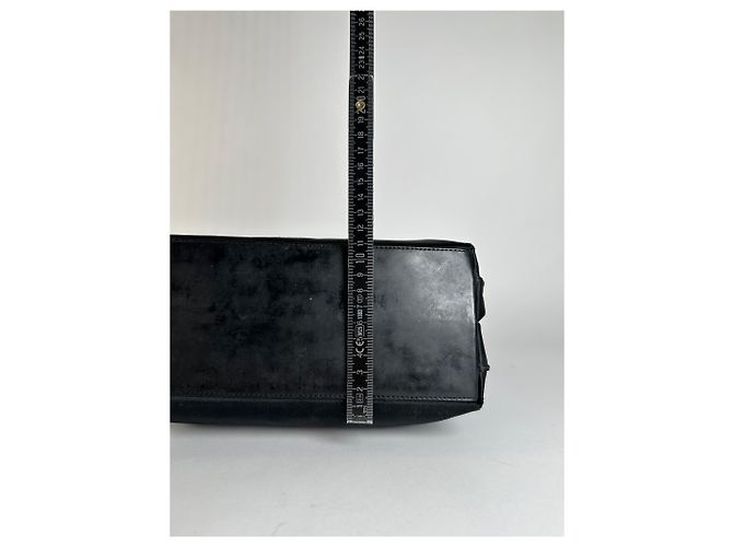 Vintage Gucci Nylon Hobo Bag Schwarz Silber - Ansicht 11
