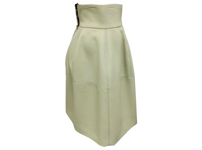 Falda Tulipán de Lana Verde Menta Salvia Dolce & Gabbana - vista 2