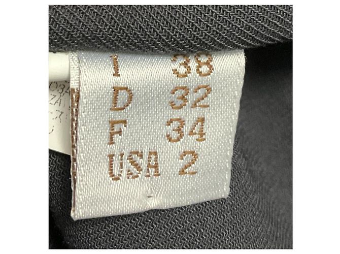 Falda midi Brunello Cucinelli de lana y viscosa gris oscuro - vista 5