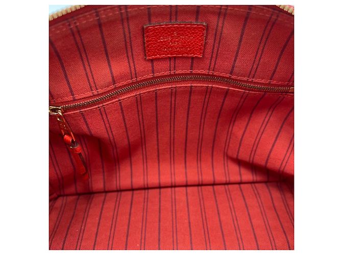 Louis Vuitton Speedy Bandoulière Pelle Empreinte Rossa Rosso - vista 16