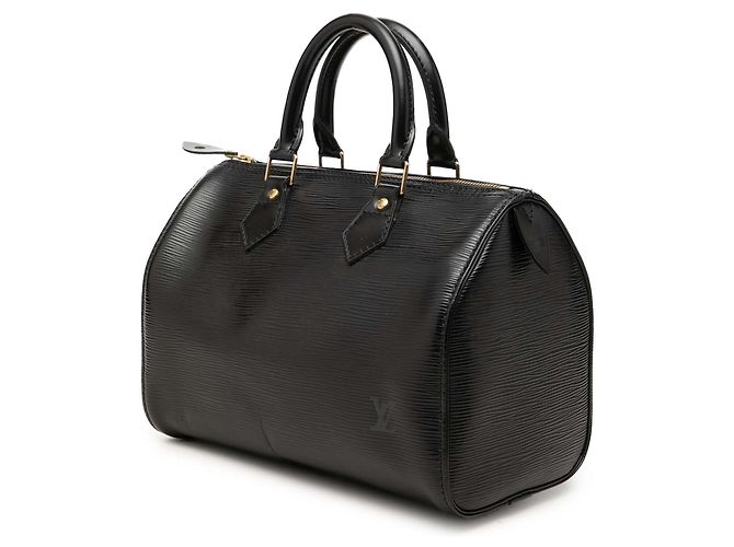 Borsa Boston Louis Vuitton Epi Speedy 25 Nera Nero - vista 2