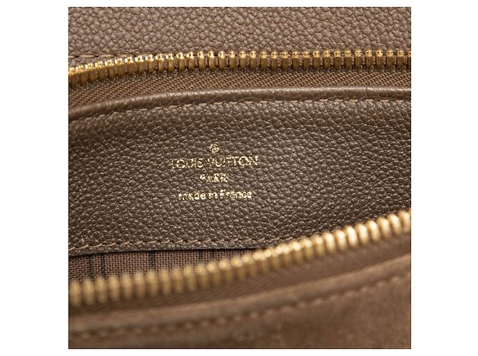 Bolsa Satchel Louis Vuitton Monogram Empreinte Audacieuse PM Castanha Marrom - vista 5