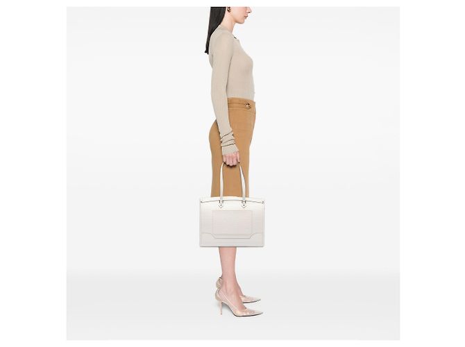 Louis Vuitton Epi Madeleine GM Schultertasche Weiß - Ansicht 6