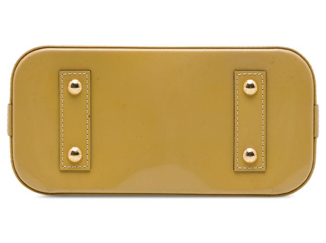 Louis Vuitton Monogram Vernis Alma BB Satchel Gelb - Ansicht 3