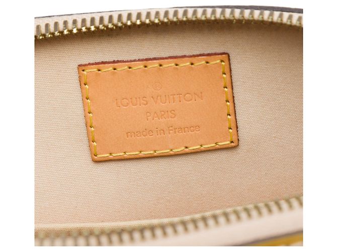 Louis Vuitton Monogram Vernis Alma BB Satchel Gelb - Ansicht 5