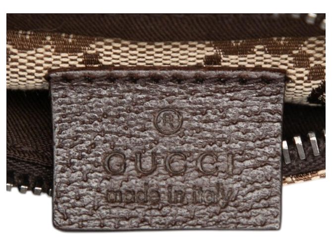 Borsa cintura Gucci GG Canvas Web beige con doppia tasca - vista 5
