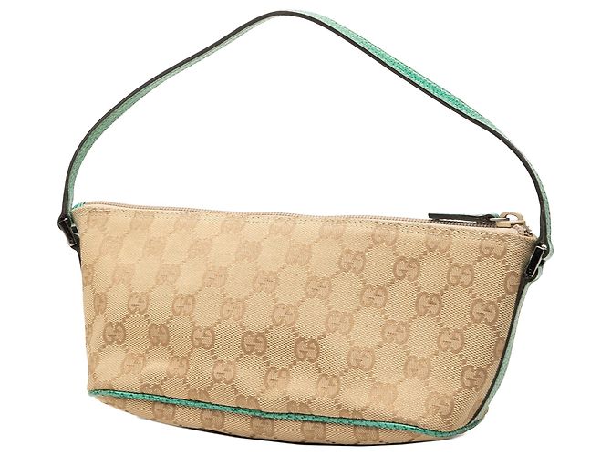 Borsa a tracolla Gucci GG Canvas Boat Beige - vista 2