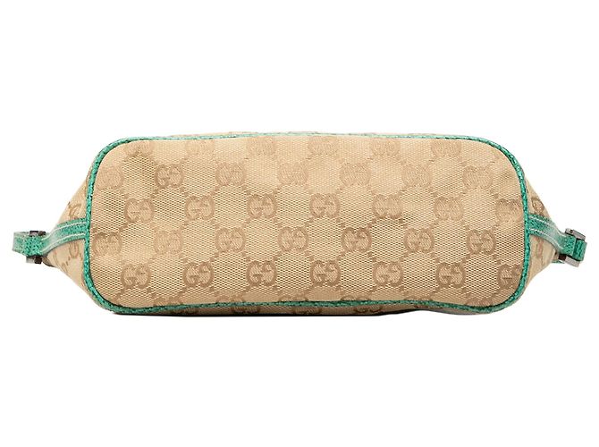Borsa a tracolla Gucci GG Canvas Boat Beige - vista 3