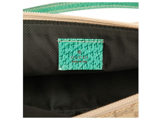 Borsa a tracolla Gucci GG Canvas Boat Beige - vista 5