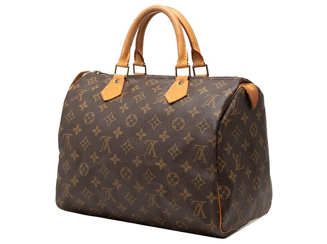 Louis Vuitton Monogram Speedy 30 Boston Tasche Braun - Ansicht 2
