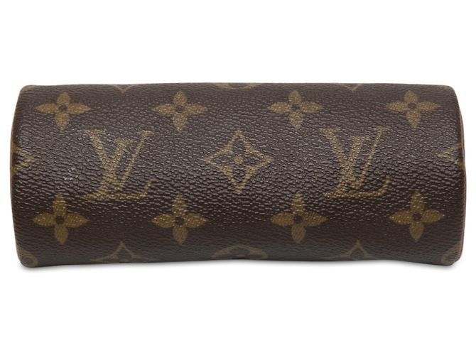 Sac à main Louis Vuitton Monogram Papillon Pochette Marron - vue 3