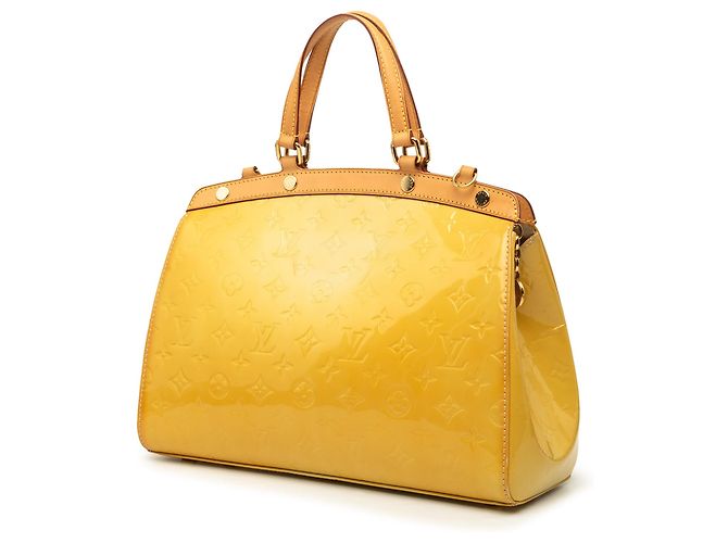 Louis Vuitton Monogram Vernis Brea MM Satchel Gelb - Ansicht 2