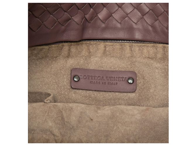 Borsa secchiello Bottega Veneta Intrecciato in nappa viola Porpora - vista 5