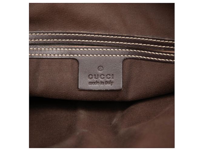 Borsa a tracolla Gucci GG Supreme con doppia tasca Beige - vista 5