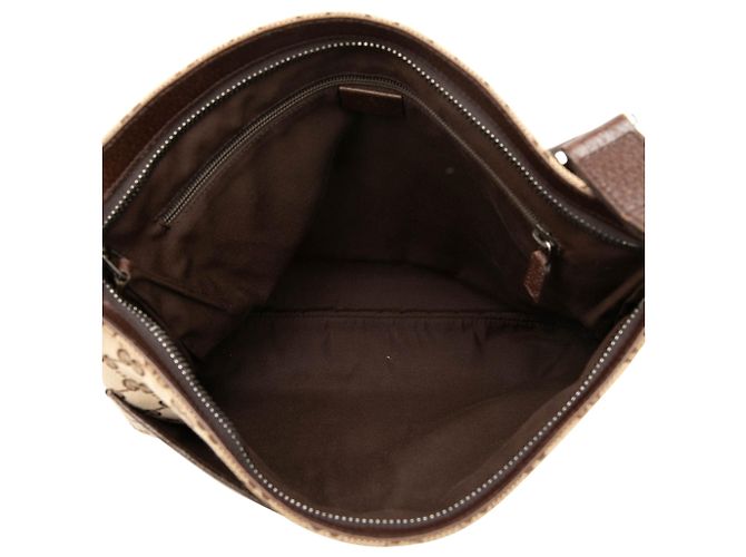 Borsa a tracolla Gucci GG Canvas beige - vista 4