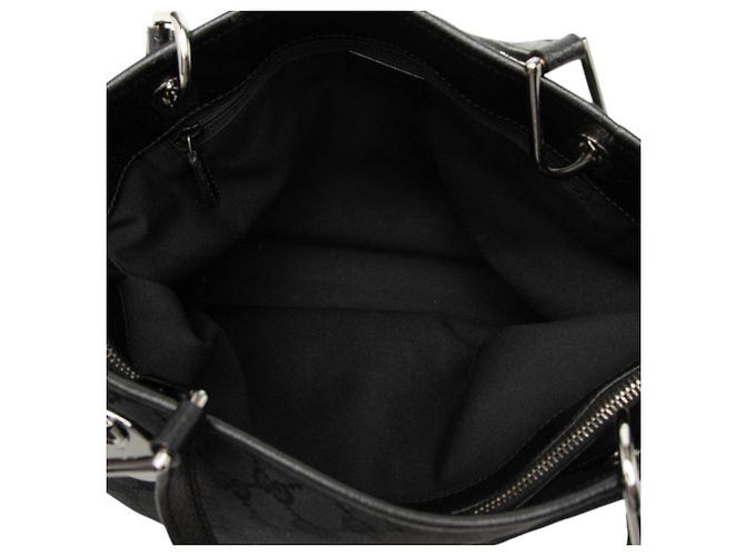 Tote Gucci Medium GG Canvas Eclipse Nero - vista 4