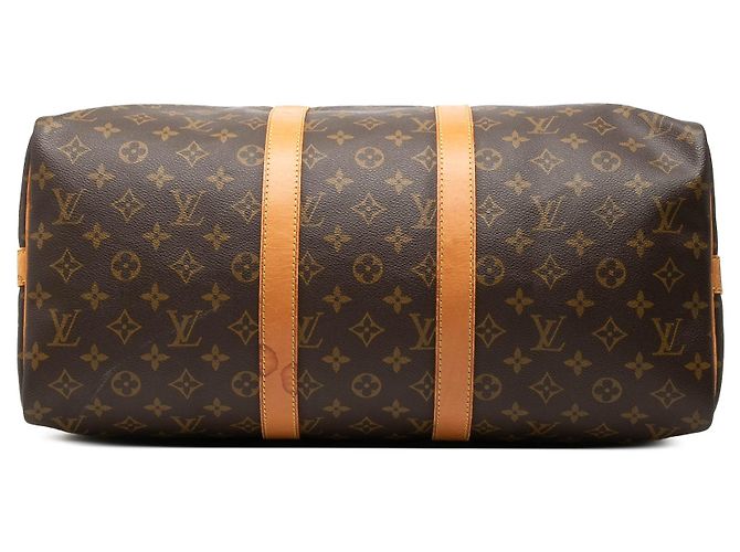 Borsa da viaggio Louis Vuitton Monogram Keepall Bandouliere 45 Marrone - vista 3