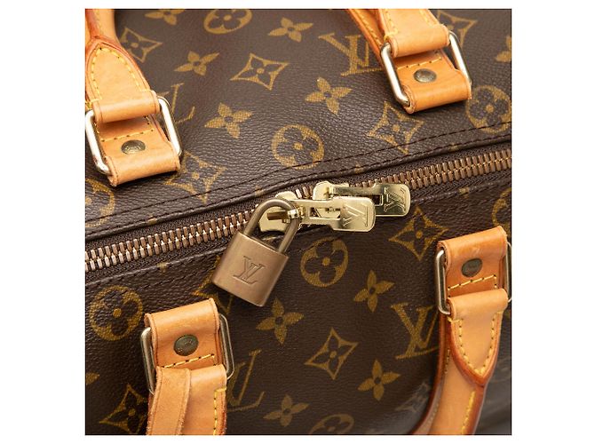 Borsa da viaggio Louis Vuitton Monogram Keepall Bandouliere 45 Marrone - vista 6