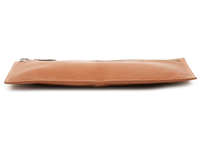 Bolsa Slim Hermès em Chevre Mysore Castanha Marrom - vista 3