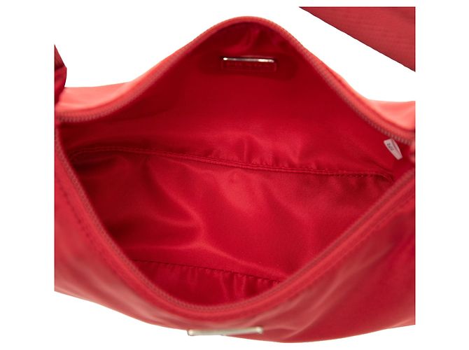 Re-Edition Prada Mini Tessuto Re Edition 2000 Schultertasche Rot - Ansicht 4