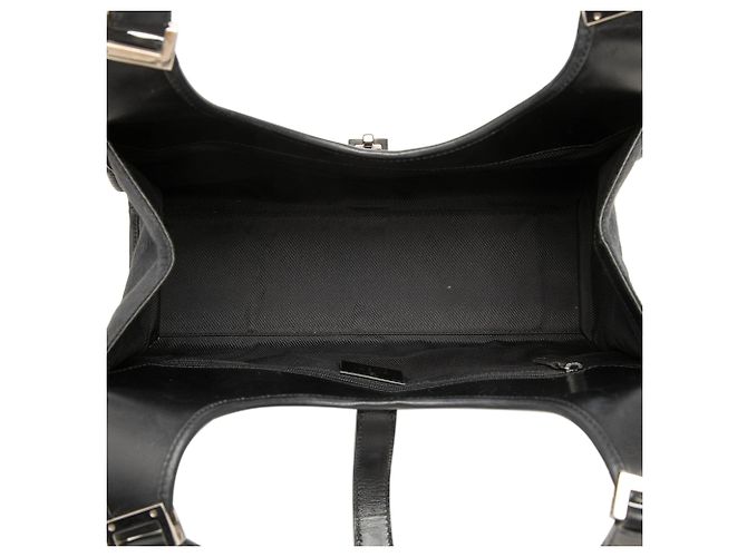 Borsa a tracolla Gucci GG Canvas Jackie Bardot Nera Nero - vista 4