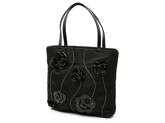 Bolso Tote Prada Tessuto Rosette negro - vista 2
